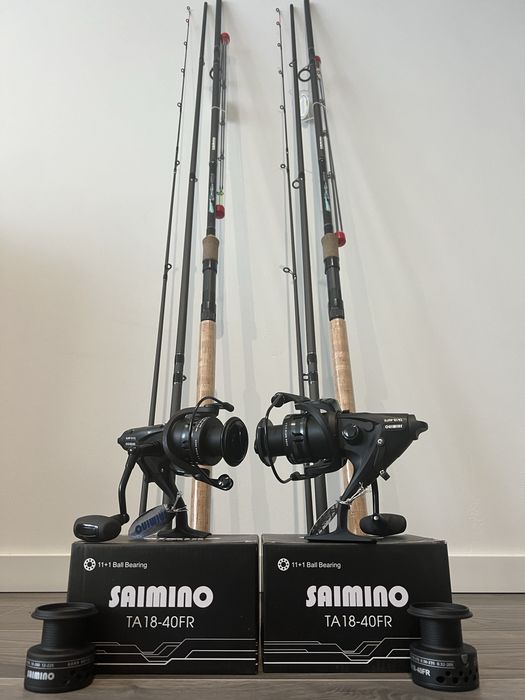 Set 2 Saimino, Sensitive Feeder TFD 07 3.9 + 2 Mulinete SAIMINO TA 40