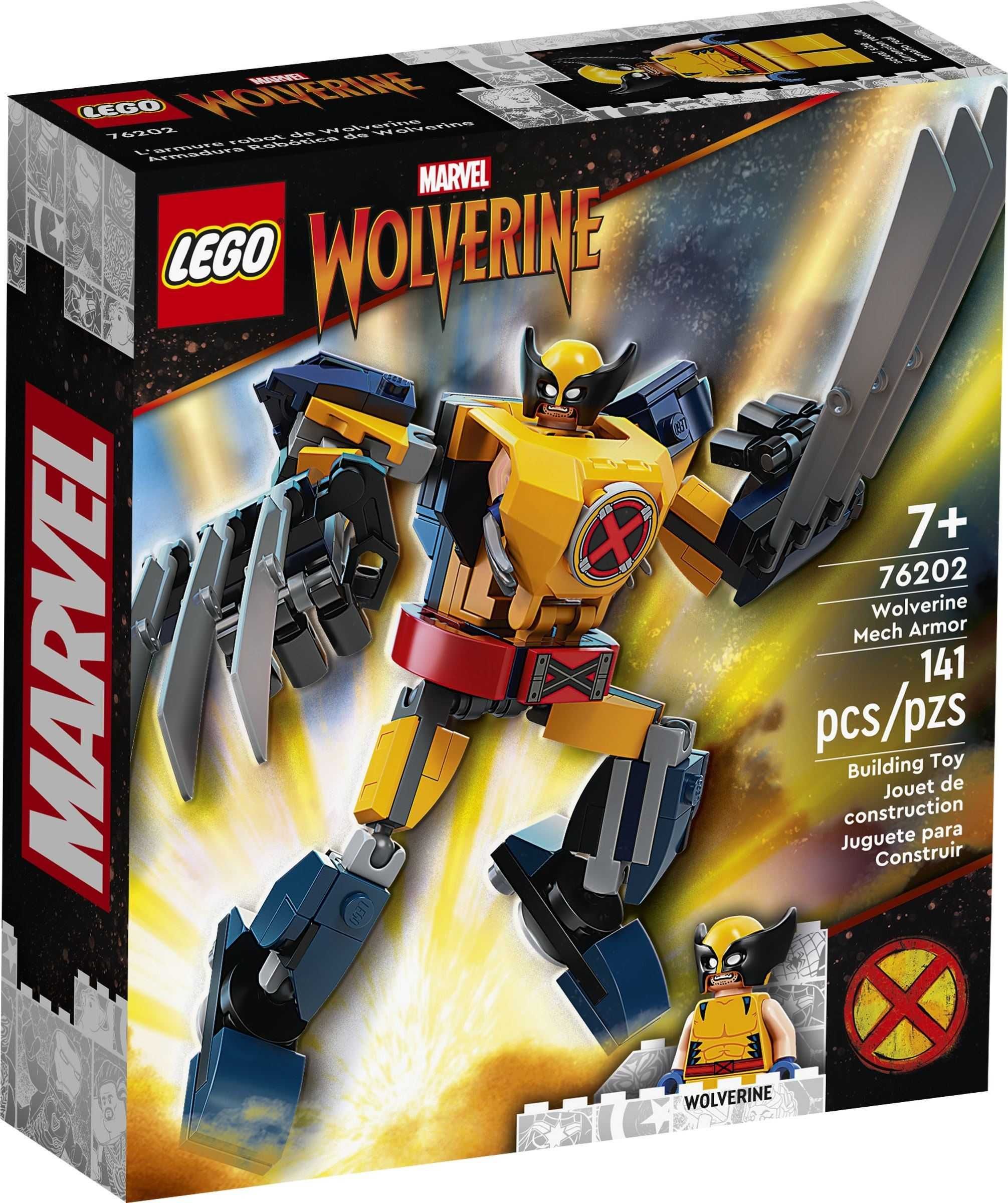 LEGO Marvel 76202 - Wolverine Mech Armor- robot NOU, sigilat