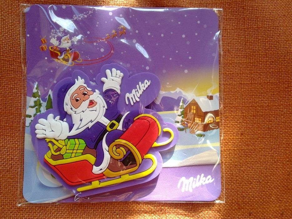 Продавам коледен магнит Милка (Milka)