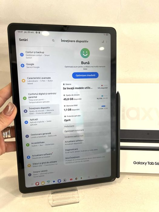 Tabletă Samsung Tab S6 Lite, 64GB/4GB, Wi-fi!