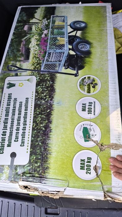 Cărucior gradina roaba basculabil 108/55/50