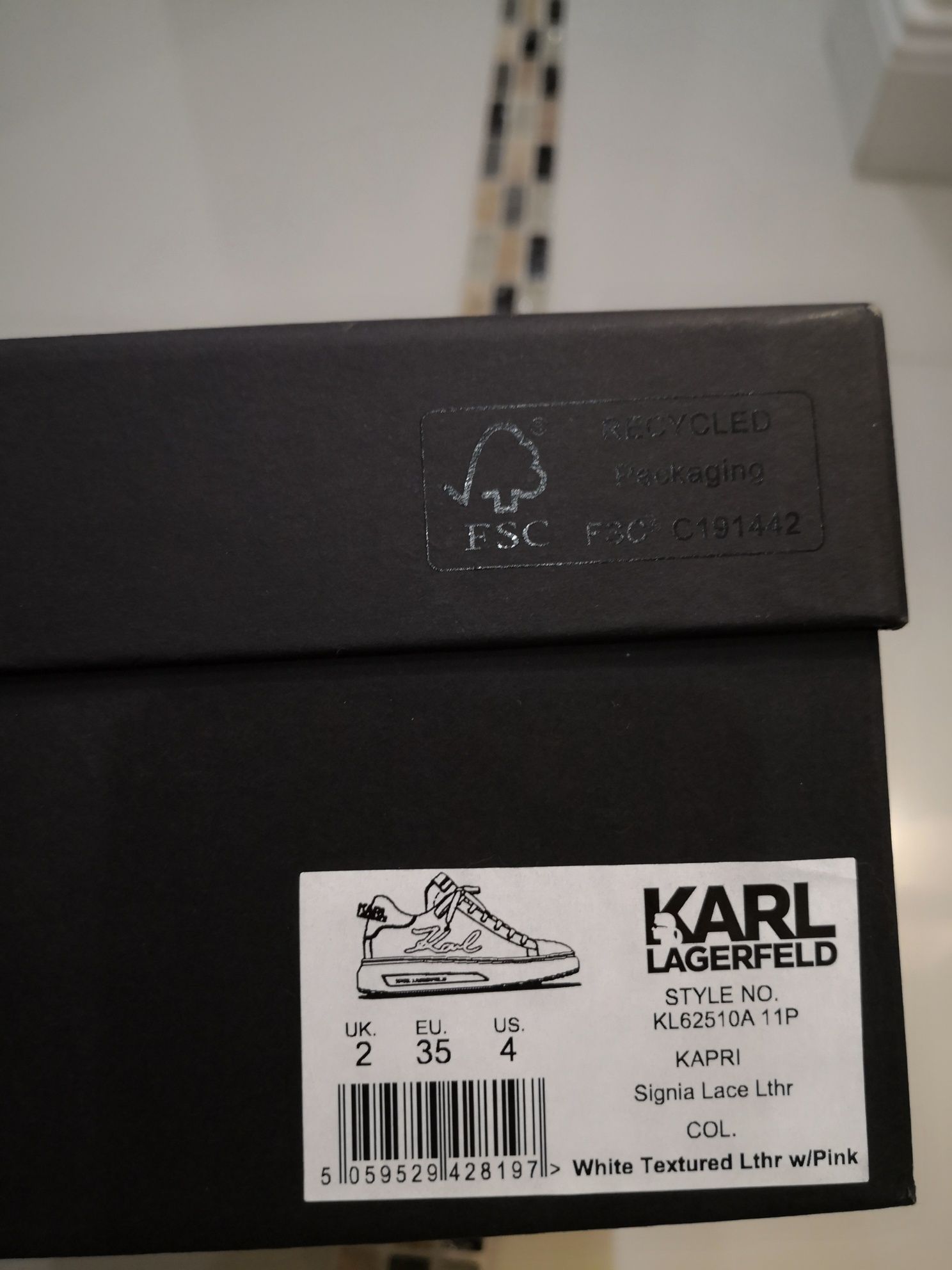 Дамски сникърси "Karl Lagerfeld"  модел Capri