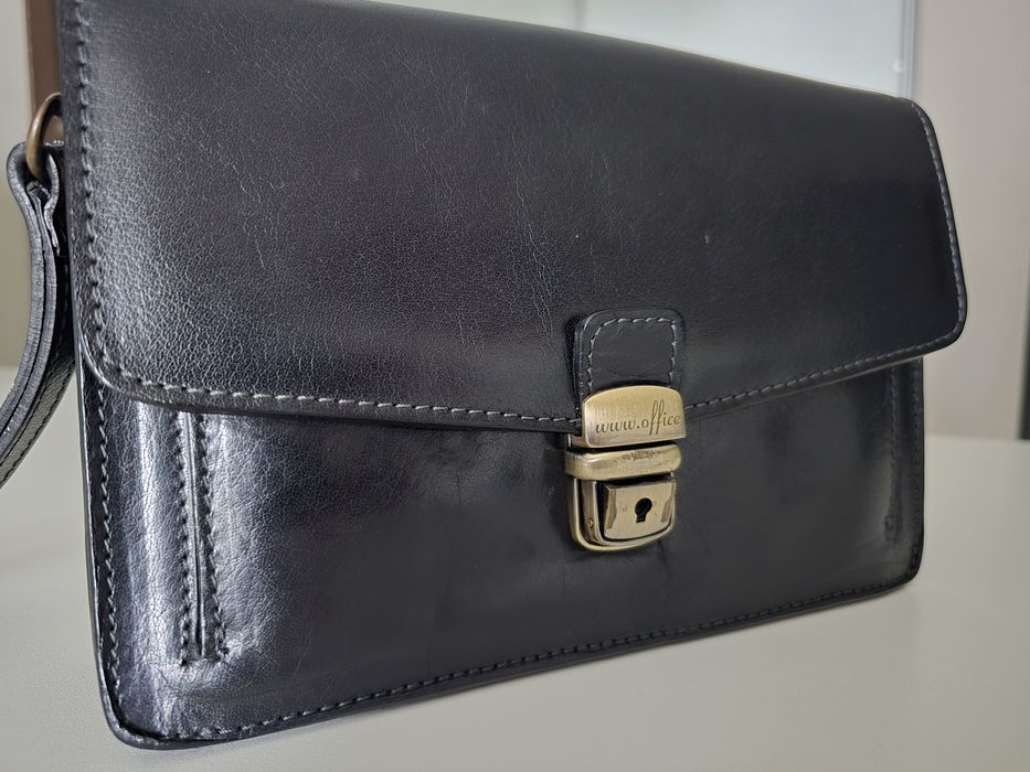 Borseta barbateasca din piele