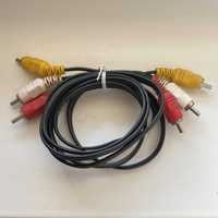 Cablu audio video 3 x RCA