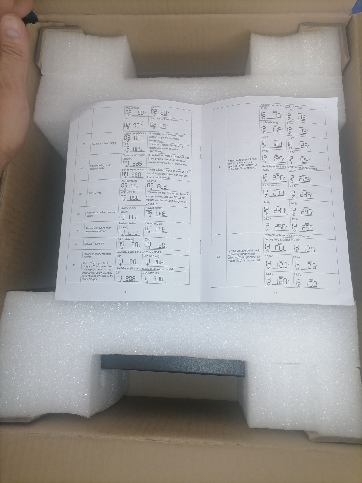 Invertor solar hibrid Off-Grid 3KVA