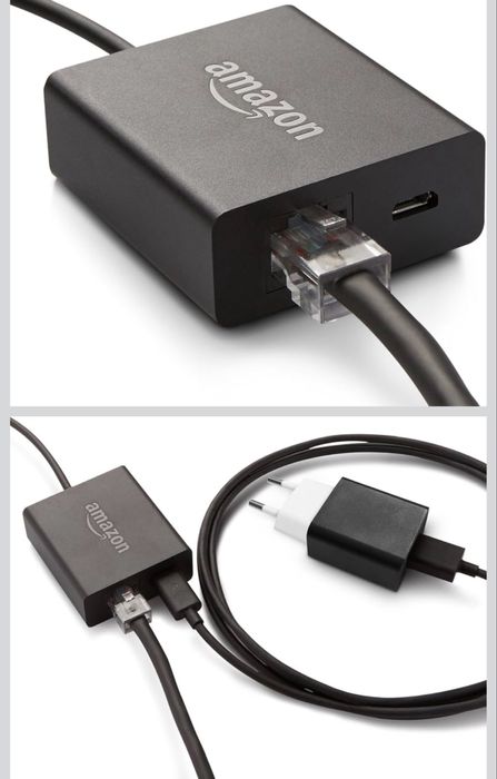 Fire TV Stick 4K Ultra HD cu Alexa Voice Remote și adaptor Ethernet