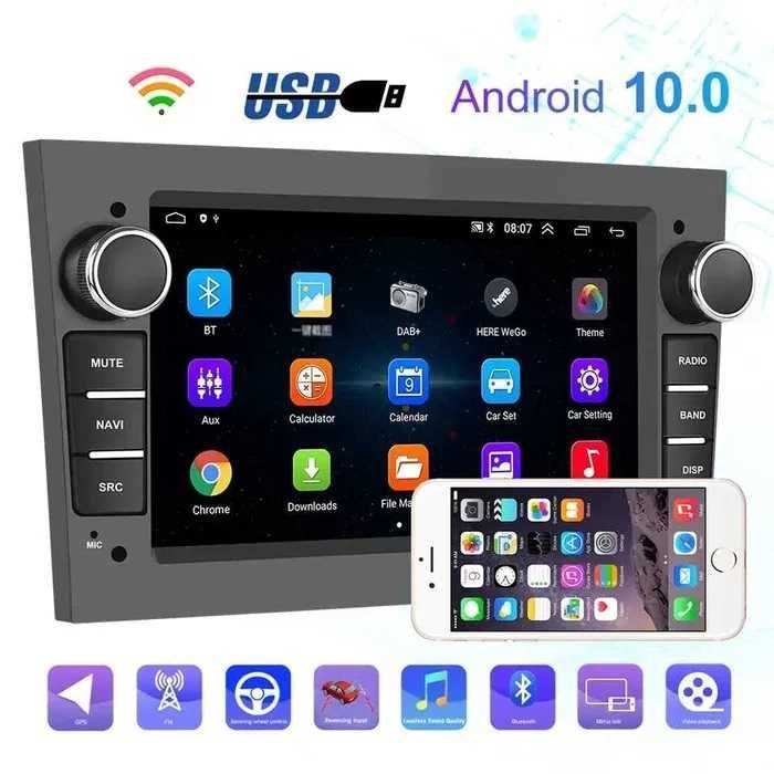 Navigatei Android argintie pentru Opel Vivaro (bord argintiu)