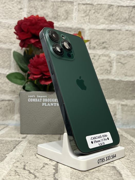  Carcasă iPhone 13 Pro VERDE / NEGRU / GOLD (Originală) 