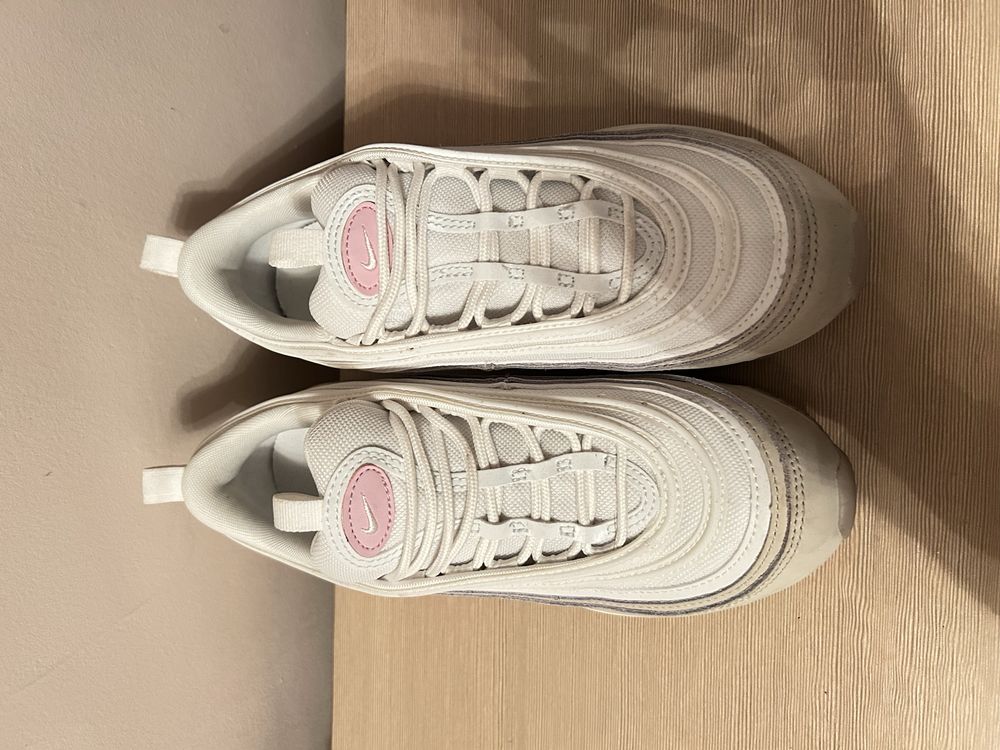 Nike air max 97 white and pink