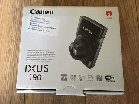 Фотоапарат Canon Ixus 190