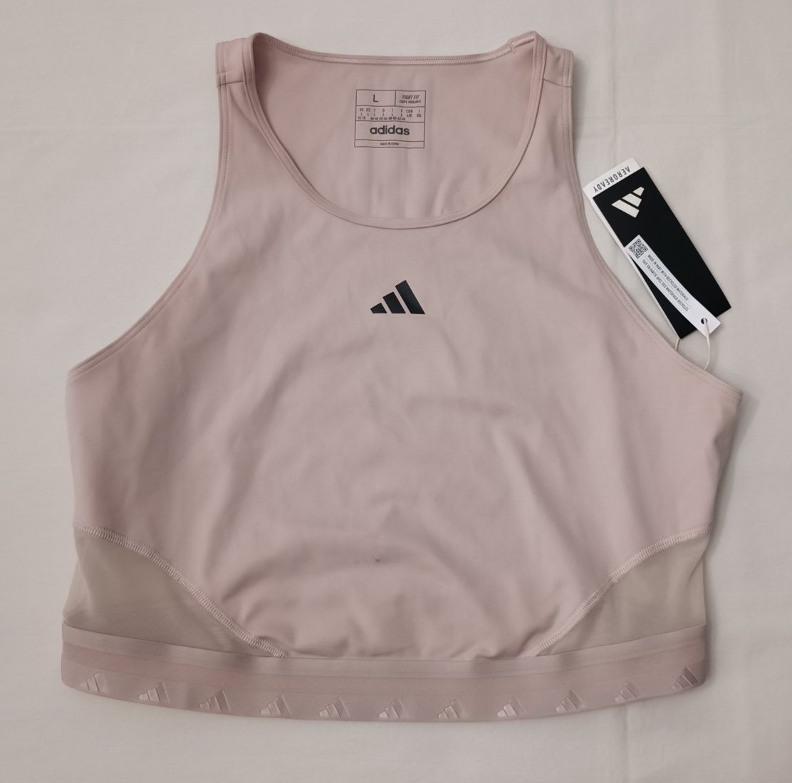 Adidas Hyperglam Cropped Tank Top оригинален потник L Адидас спорт
