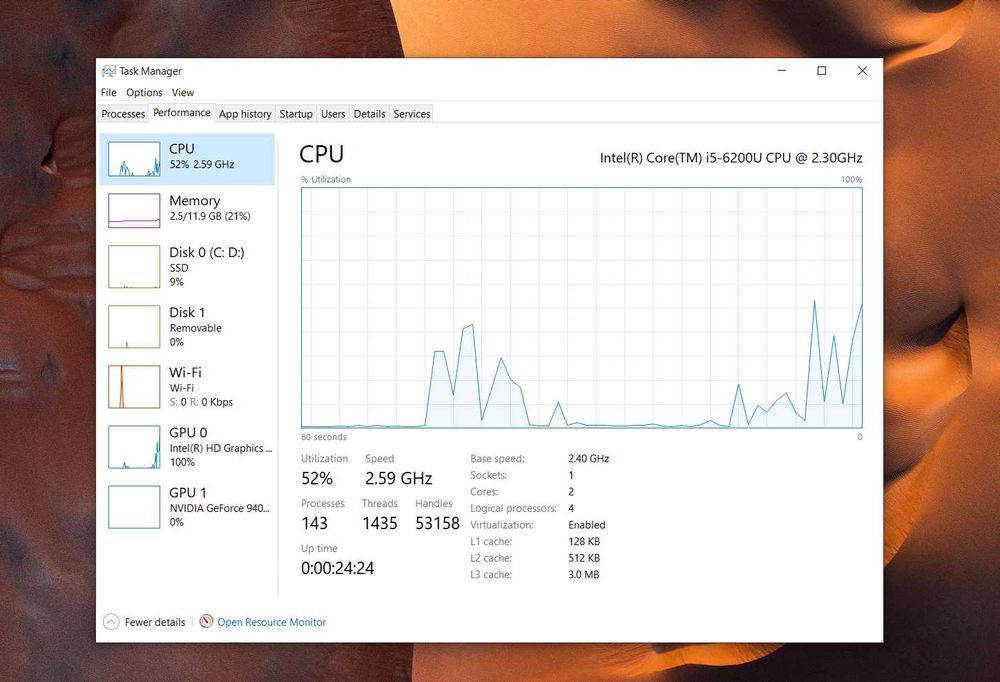 Laptop Terra I5, 12GB ram, 256GB