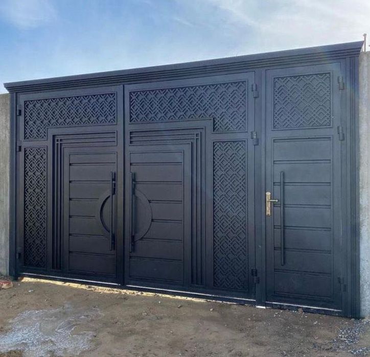 Ворота,Навес,варота,калитка,дарбаза,хайтек,қақпа,Түркістаннан,распашно