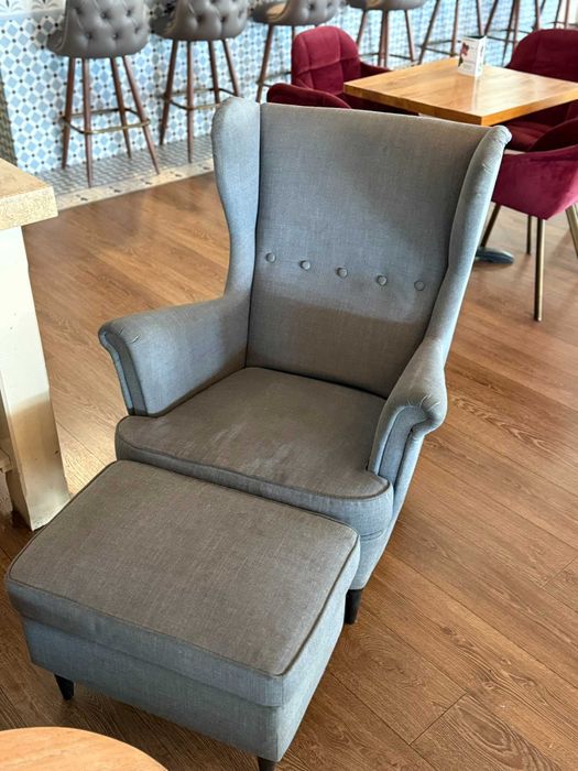 Кресло с табуретка Ikea