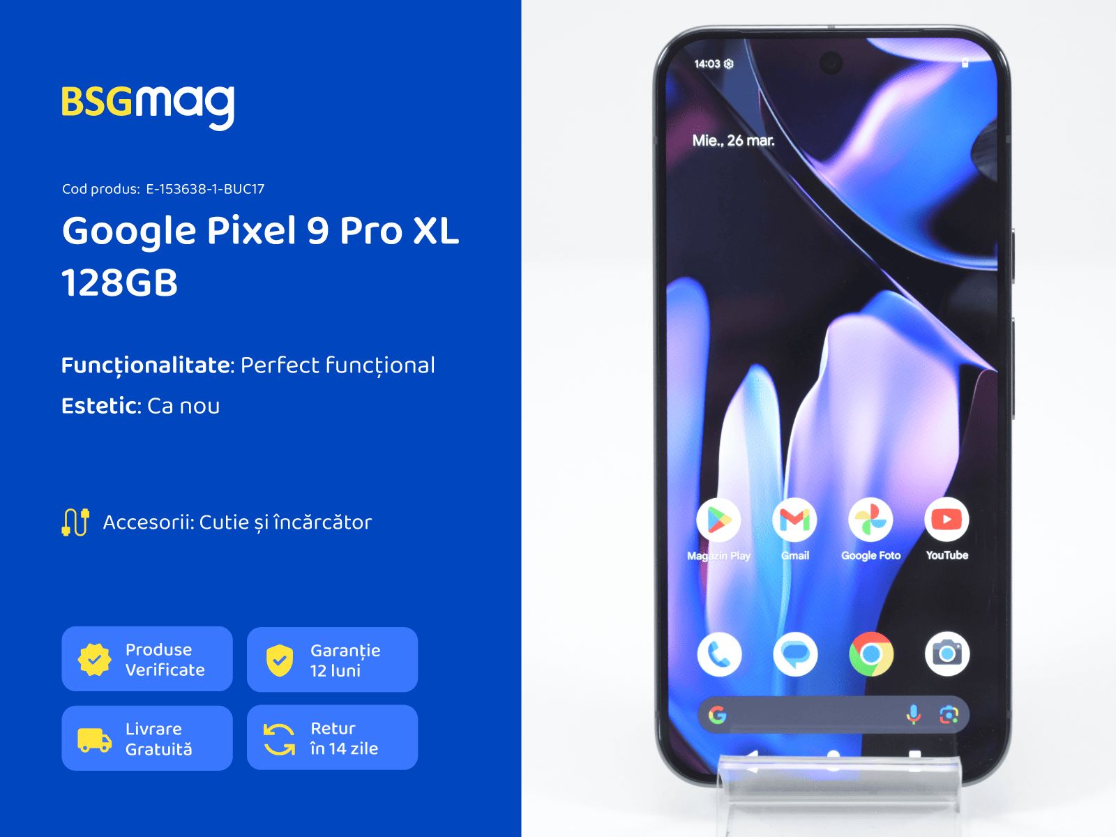 Telefon Google Pixel 9 Pro XL 128GB - BSGmag