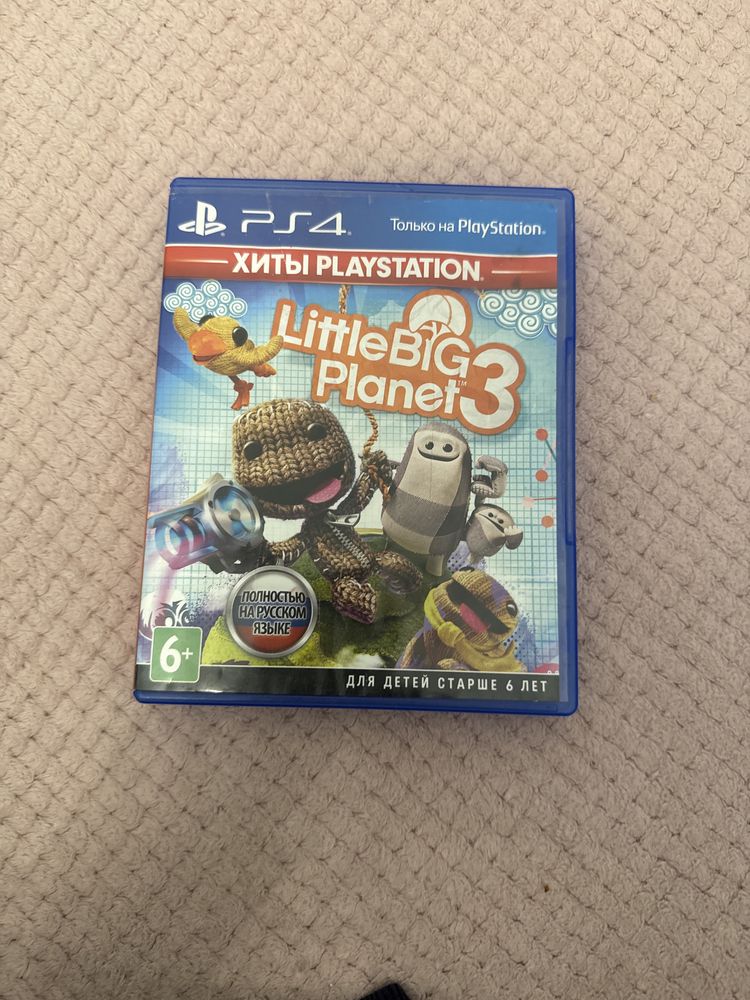 Диск на playstation 4. Little big planet 3