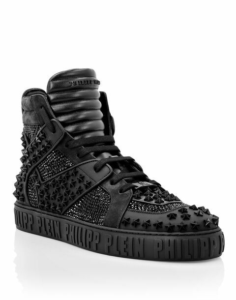 Philip Plein Crystal Hi Top Sneakers