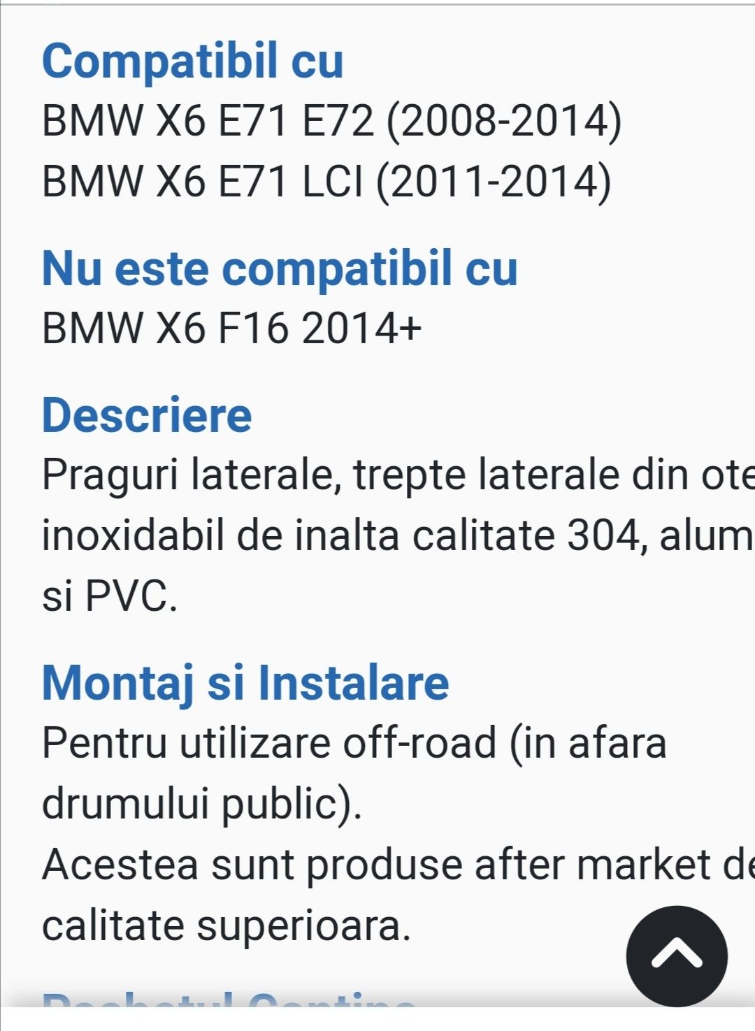 Praguri laterale BMW X6