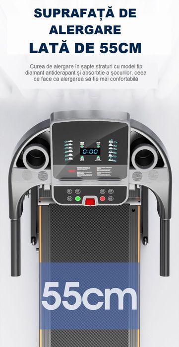 Banda Alergare JC-03 Electrica Viteza 1-10km/h 120Kg