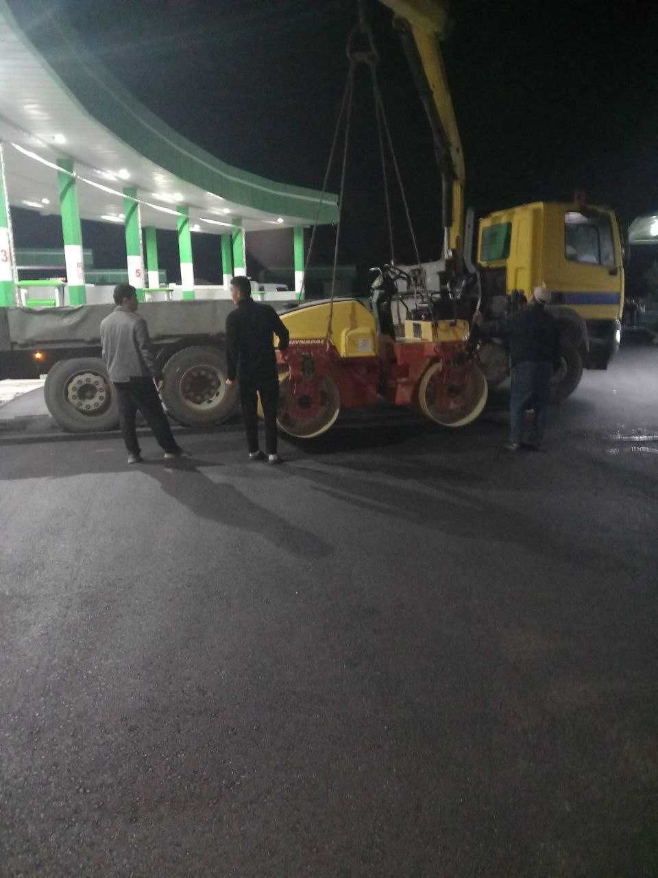 Асфальт,бетон стяжка,лоток,бордюр