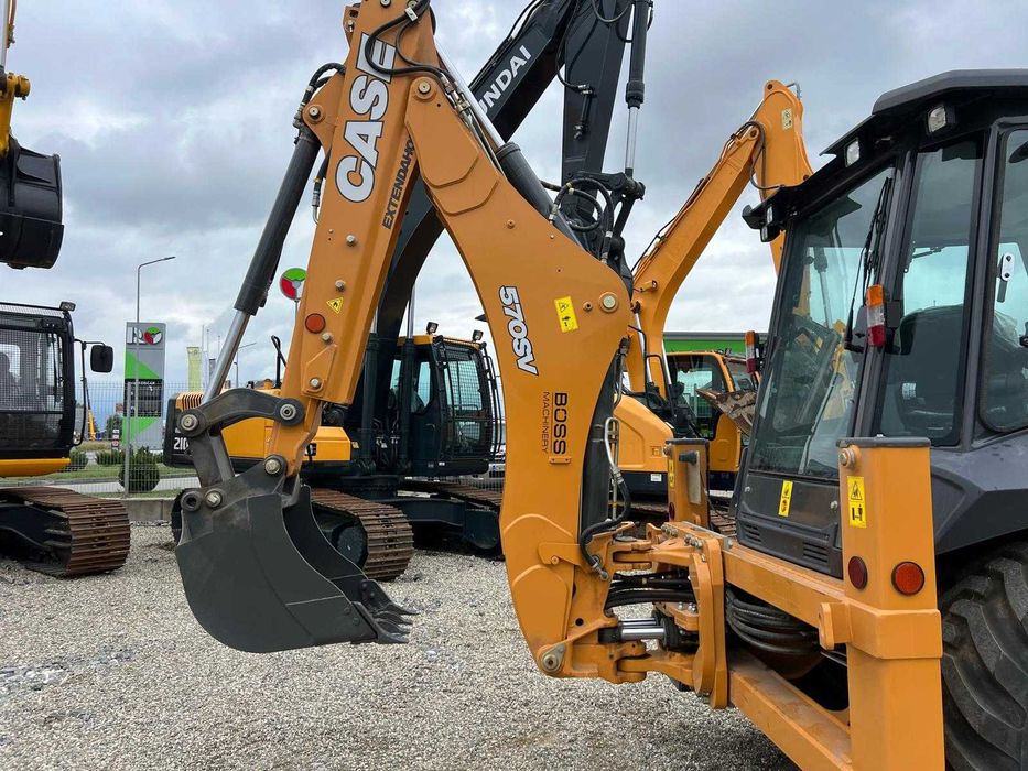 Buldoexcavator Case 570SV – 7,5 T , 97 Hp , brat telescopic + Video