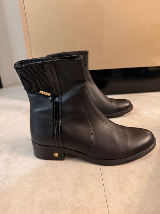 Дамски кожени боти, размер 37