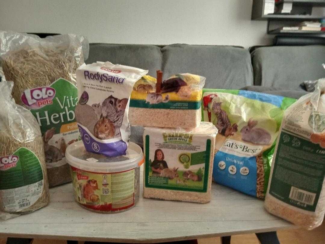 Talaj si hrana porcusor de guinea, hamster, iepure, totul la 30 lei