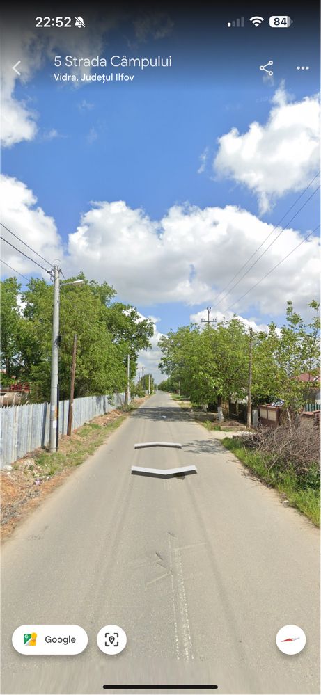 Teren intravilan 1500 mp | Vidra | Toate utilitățile | Proprietar