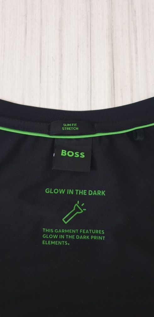 Hugo Boss  Stretch Slim Fit  2XL - 3XL НОВО!  ОРИГИНАЛ! Мъжка Тениска!