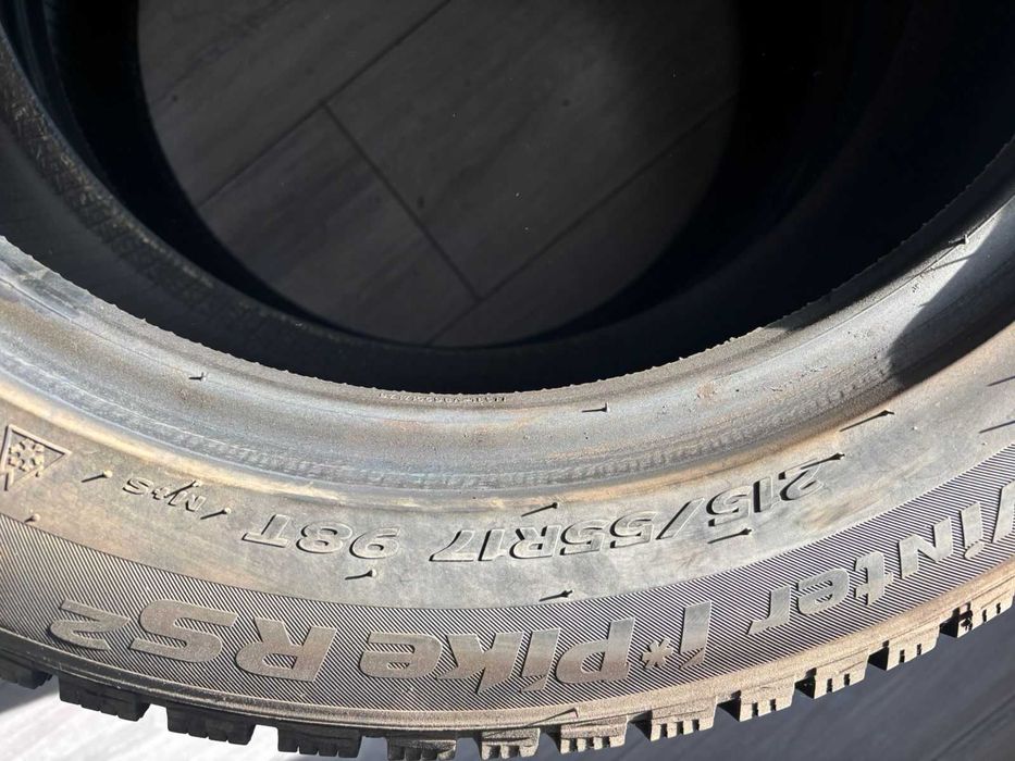 Легковая шина зимняя шипованная Hankook Winter i Pike RS2 215:55/17