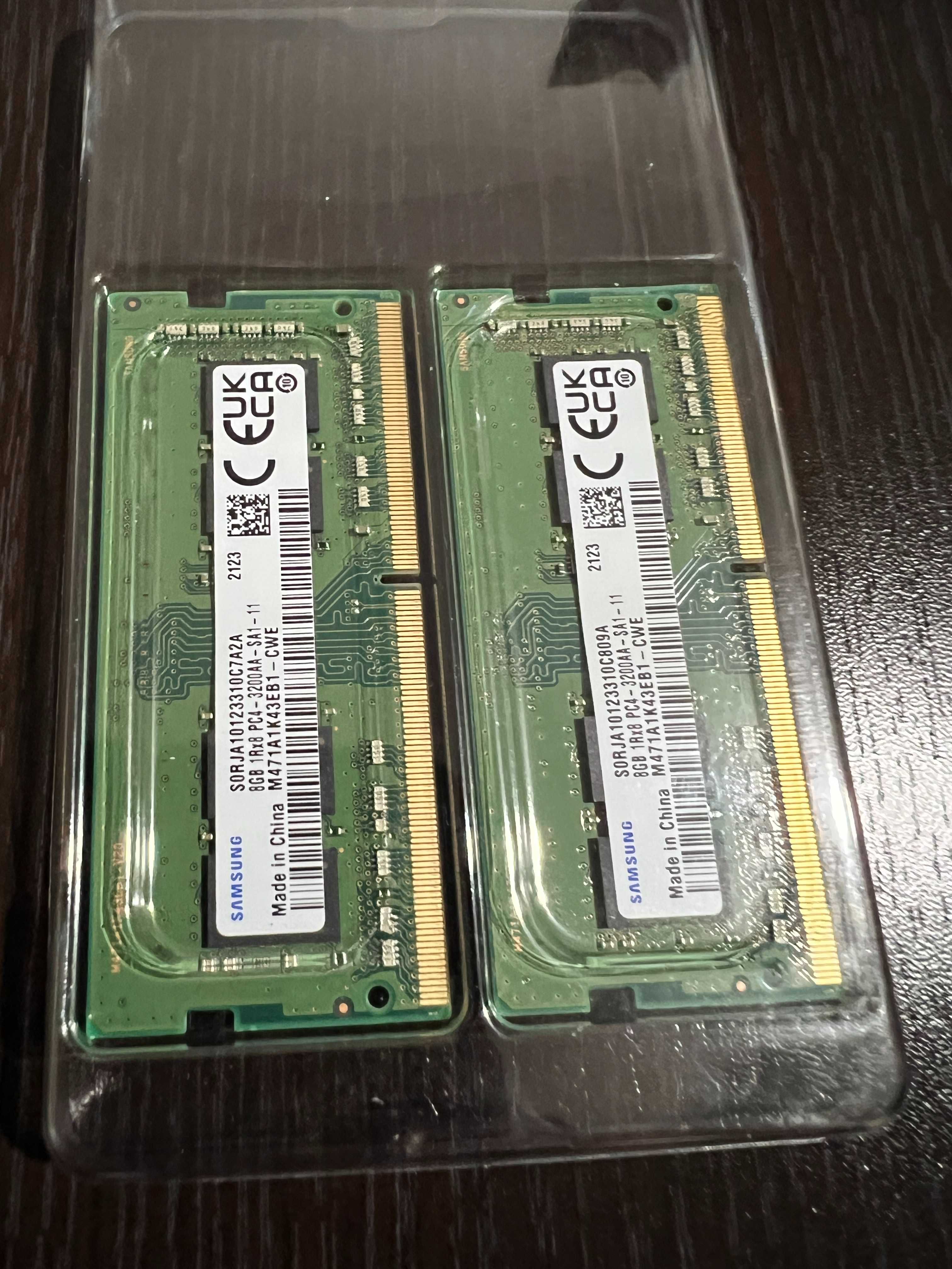 Memorii RAM Laptop Samsung 16GB (2x8GB) DDR4 3200 MHz, CL 22, 1.2V