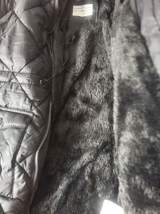 Черни зимни шуби за 8 и 9 годинки