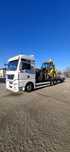 MAN TGX 26.440 autoplatforma transport utilaje