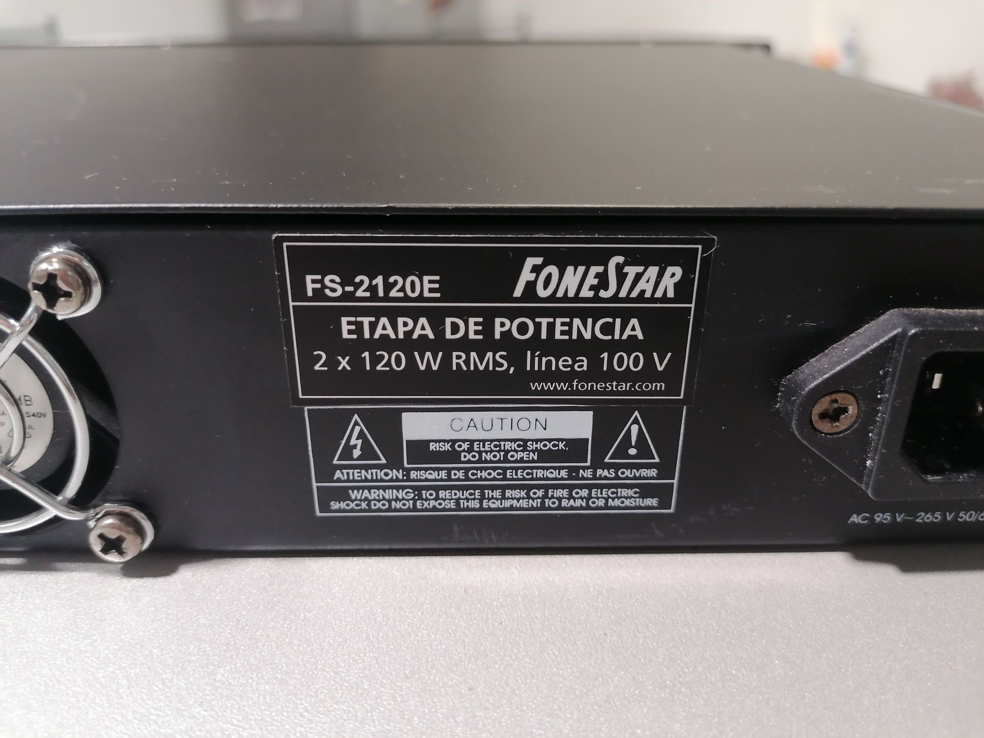 Amplificator profesional fonestar fs2120e