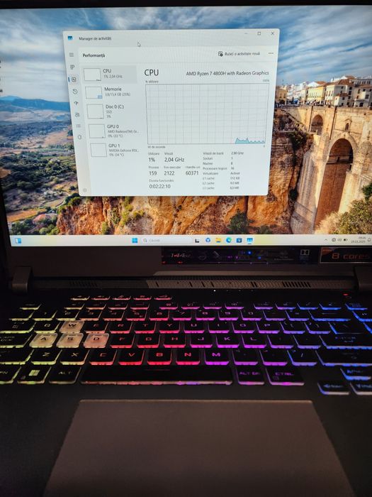 Hope Amanet P11-Asus Rog Strix G513 Ryzen 7-4800H/16Gb Ram/512Gb/3050