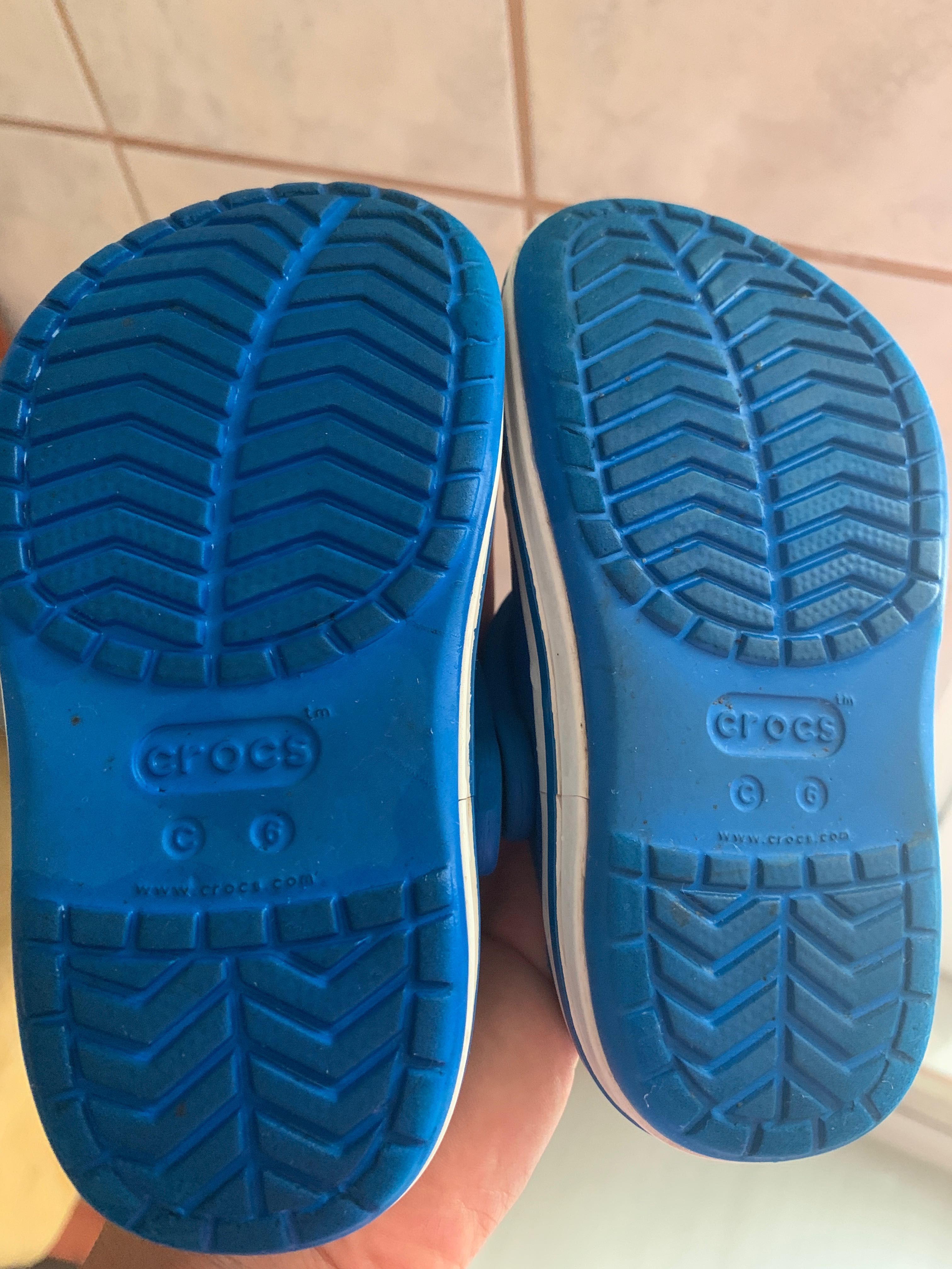 Papuci Crocs C6 albastrii