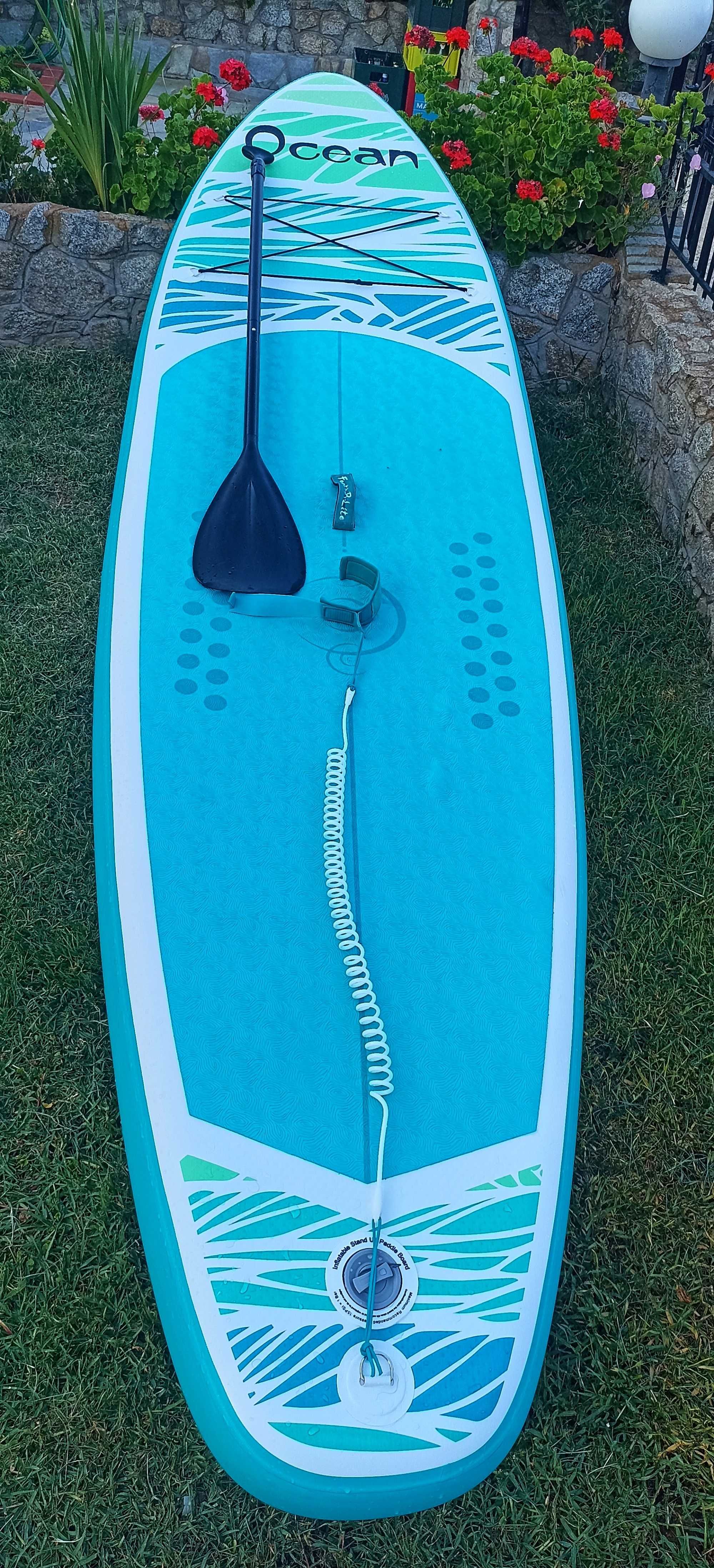 Надуваем падълборд Stand Up Paddle Board SUP