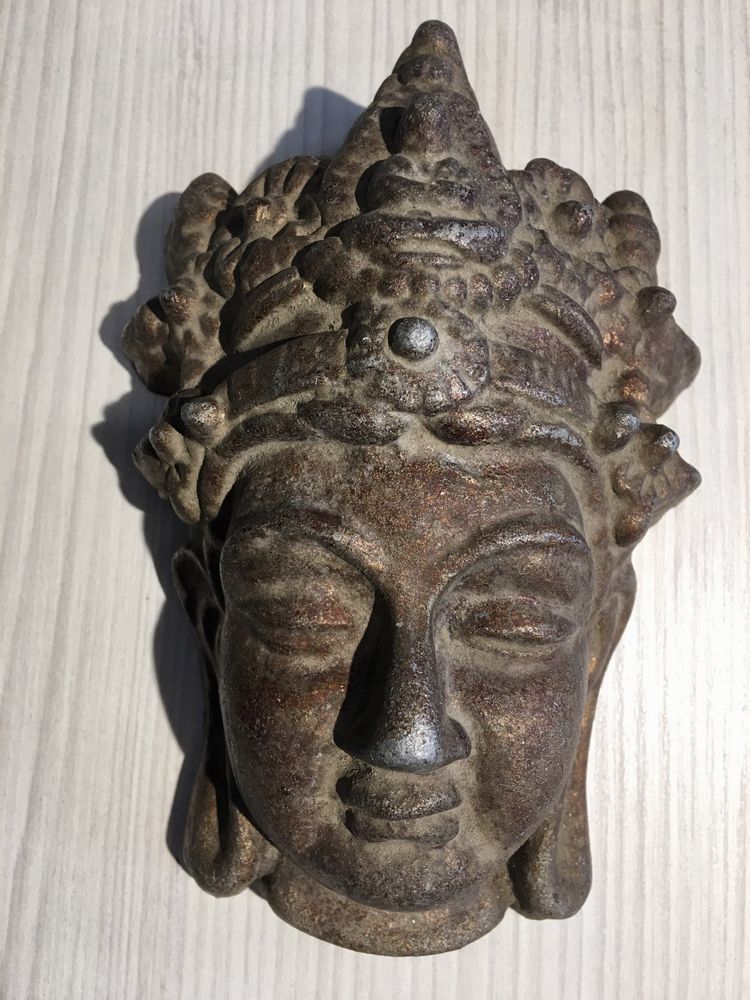 Sculptura Statueta Metal Cap Buddha