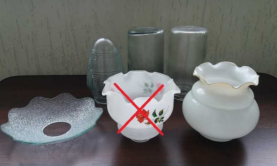 Плафоны для люстр разные