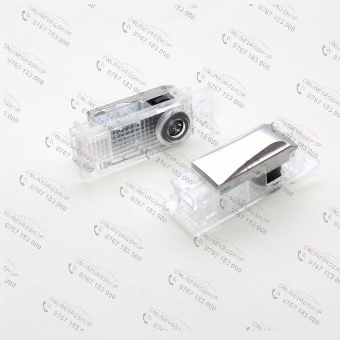 Set 2 lampi dedicate cu logo Mini pentru portiere Mini Cooper One