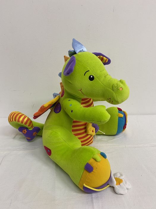 TOLO jucarie bebe dragon Sneezy cu activitati 30 cm