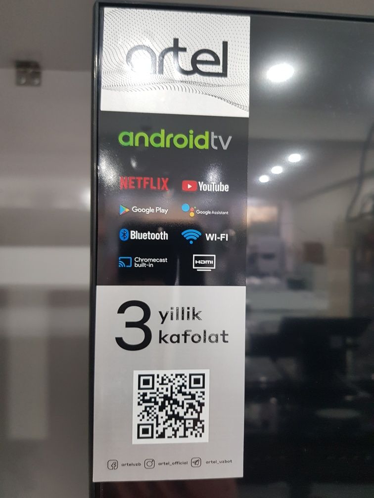 В рассрочку Artel 32 TV android smart новые