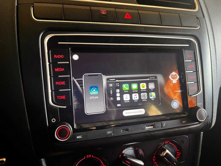Navigatie Android Carplay 4GB RAM + 64GB ROM - VW SEAT SKODA