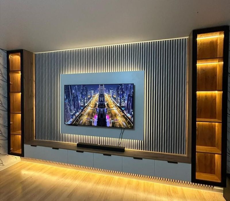 ТВ-зона на заказ | Астана | Стильно, качественно, с установкой