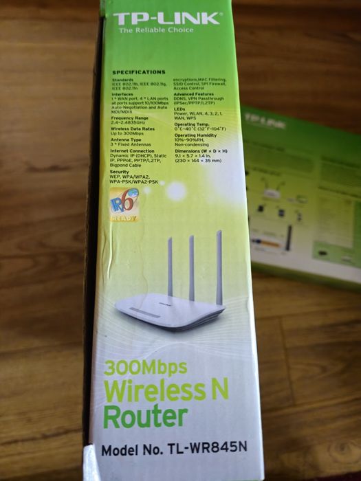 Pachet doua routere WIFI Tp Link TL-WR845N Tp Link TL-WR841N NOI