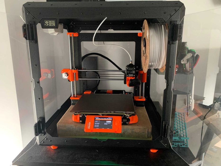 Prusa MK3.5S + Prusa Enclosure si accesorii