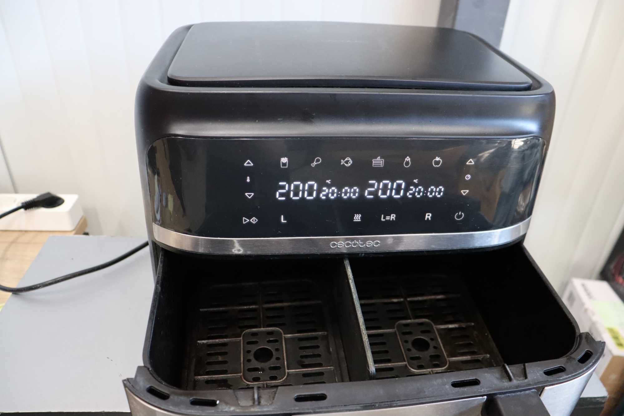 Cecotec 9L Cecofry Dual 9000 Air Fryer. 2850W, двойна температура