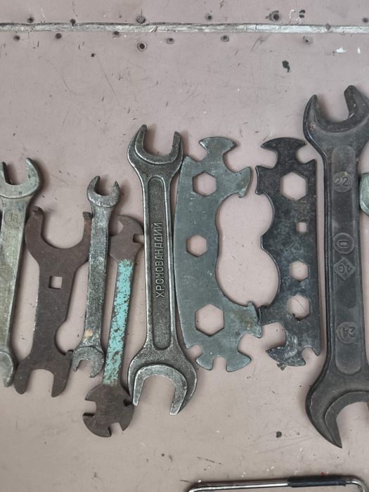 Ключи гаечные разные