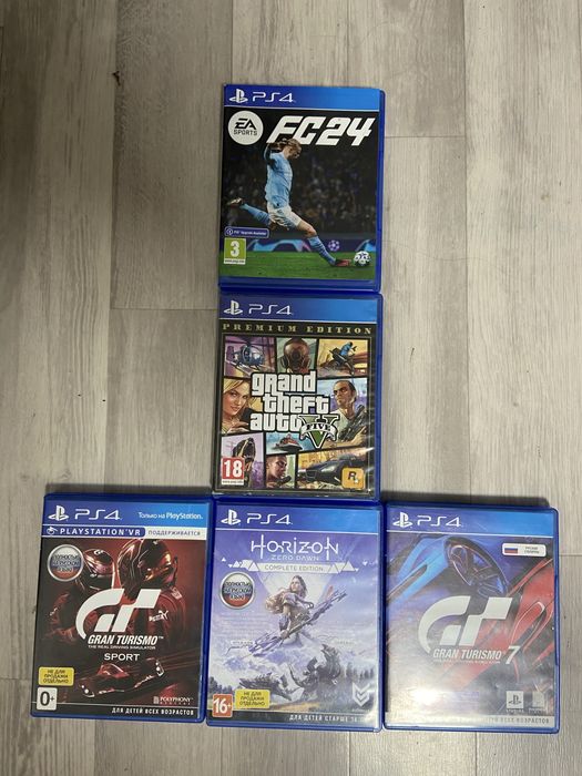 Диски фифа 12к гта 10к хорайзон 7к гран турисмо 2шт по 5к