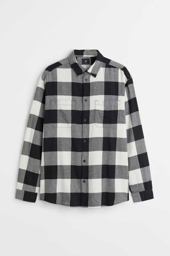 Рубашка фланелевая H&M,размер М,европейский  48-50